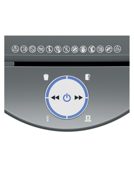 Destructora de documentos leitz optimax 350 small office p5 capacidad corte 8 hojas destruye grapas clips