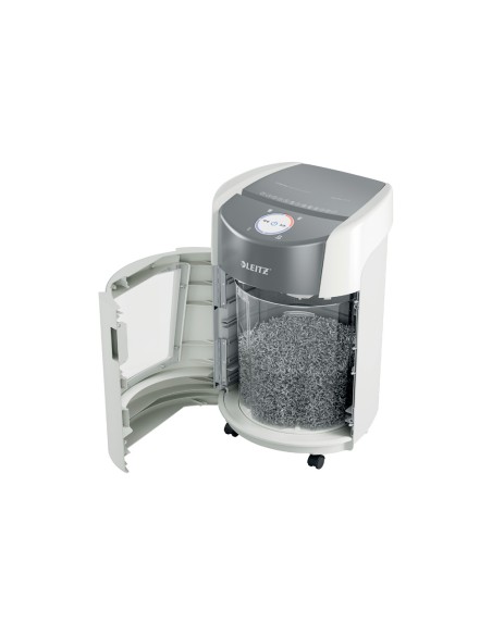 Destructora de documentos leitz optimax 350 small office p5 capacidad corte 8 hojas destruye grapas clips