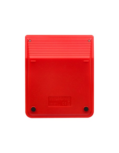 Calculadora carlin sobremesa 10 digitos solar y pilas color rojo 127x105x24 mm