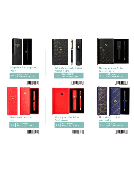 Expositor lote belius sobremesa negro 36 piezas 3 niveles mdf 600x420x750 mm