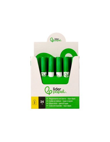 Pegamento liderpapel en barra 6 g boligrafo con...