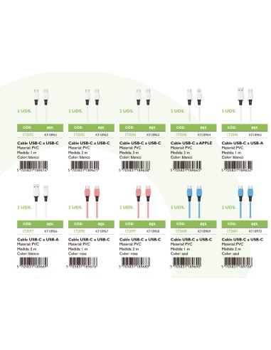Expositor sobremesa q-connect para cables y...