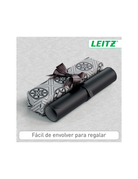 Alfombrilla de sobremesa leitz 80x40 cm color negro