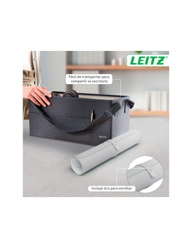 Alfombrilla de sobremesa leitz 80x40 cm color...