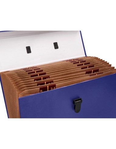 Maletin liderpapel con fuelle y asa carton...
