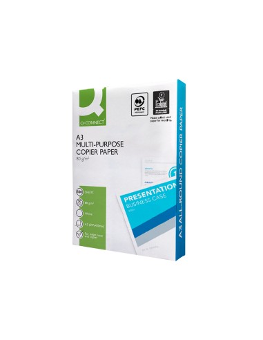 Papel fotocopiadora q-connect economy din a3 80...