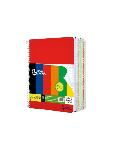 Cuaderno espiral liderpapel a4 wonder tapa...