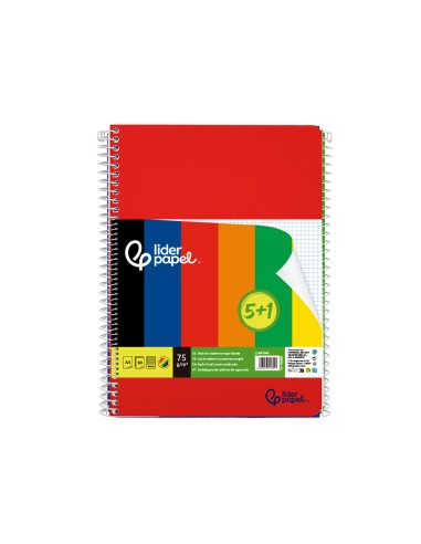 Cuaderno espiral liderpapel a4 smart tapa...