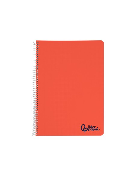 Cuaderno espiral liderpapel a5 wonder tapa plastico 80h 90gr liso colores surtidos