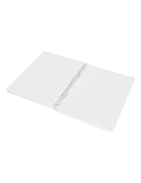 Cuaderno espiral liderpapel a5 wonder tapa plastico 80h 90gr liso colores surtidos