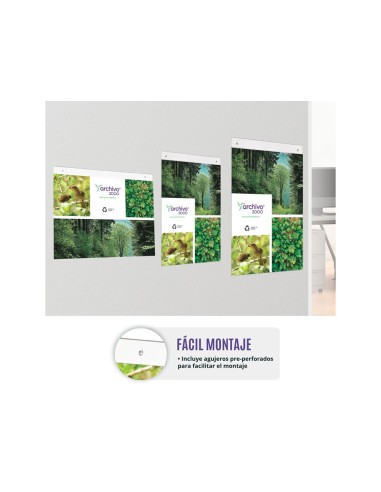 Expositor mural archivo 2000 din a3 horizontal...