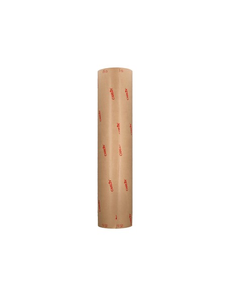 Papel de regalo kraft verjurado carlin bobina grande ancho 70 cm peso 10 kg
