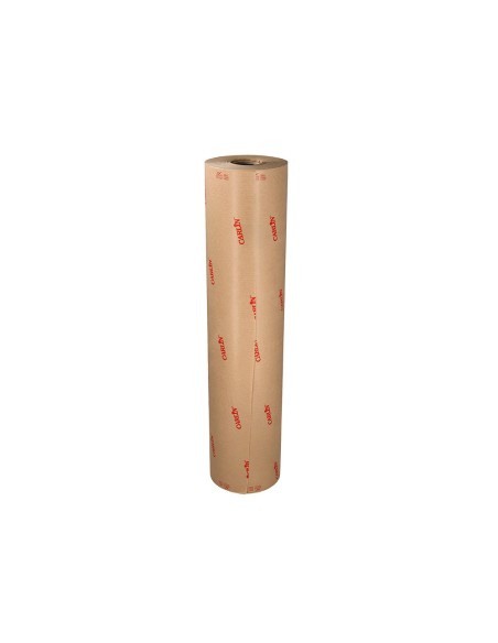 Papel de regalo kraft verjurado carlin bobina grande ancho 70 cm peso 10 kg