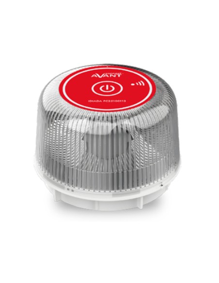 Luz de emergencia avant v16 baliza geolocalizada homologada dgt con base imantada