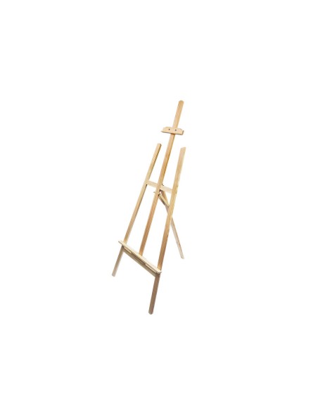 Caballete de pie pintor liderpapel madera de pino barnizado 58,5x175x75 cm certificado fsc