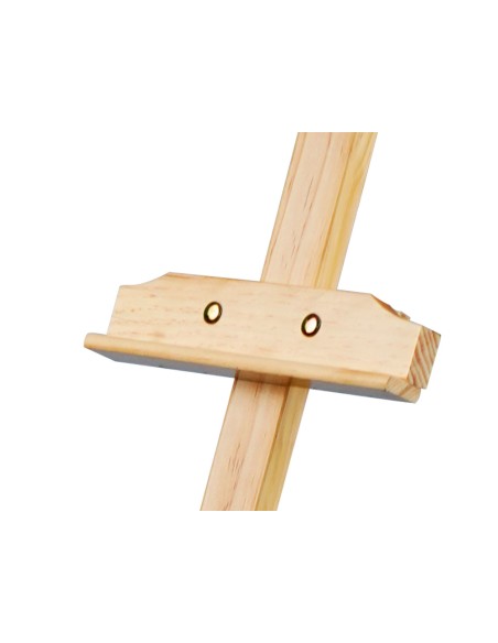 Caballete de pie pintor liderpapel madera de pino barnizado 58,5x175x75 cm certificado fsc