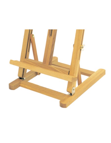 Caballete pintor de sobremesa liderpapel madera de pino barnizado 80x27,5x30 cm certificado fsc