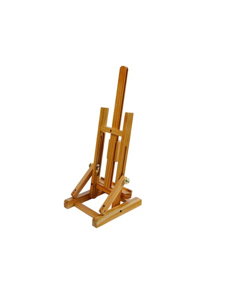 Caballete pintor de sobremesa liderpapel madera de pino barnizado 34x16x13 cm certificado fsc