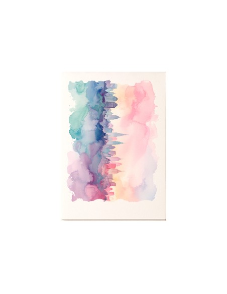 Bloc papel multitecnica liderpapel din a4 para acrilico oleo y gouache 20 hojas gramaje 260g/m2