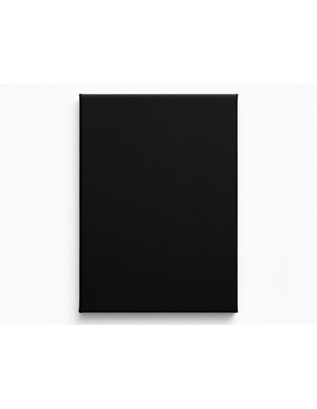 Bastidor negro liderpapel 6f lienzo grapado parte trasera algodon 100% 33x41 cm gramaje 320g/m2 certificado fsc