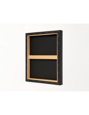 Bastidor negro liderpapel 4p lienzo grapado...