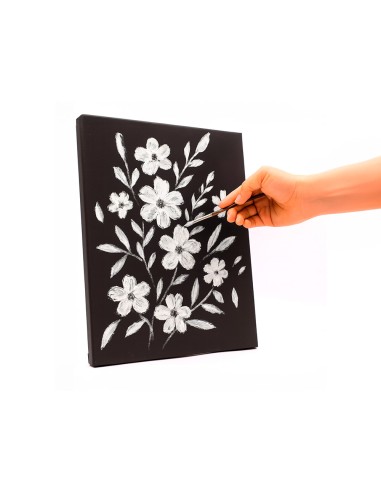 Bastidor negro liderpapel 4p lienzo grapado...