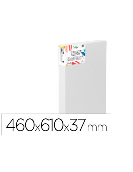 Bastidor 3d extragrueso liderpapel 12p grapado parte trasera algodon 100% 46x61 cm gramaje 380g/m2 certificado