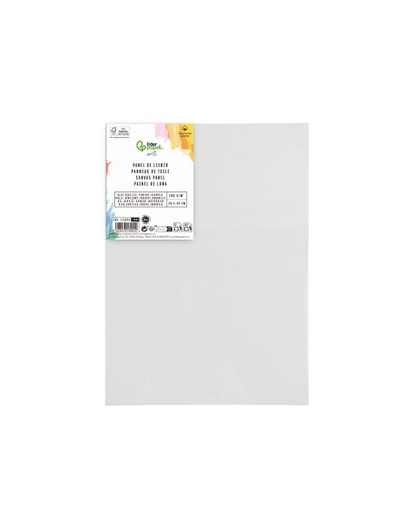 Panel de lienzo liderpapel 30x40 cm gramaje 280g/m2 certificado fsc
