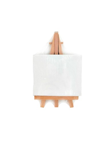Mini lienzo con caballete liderpapel 8x10 cm...