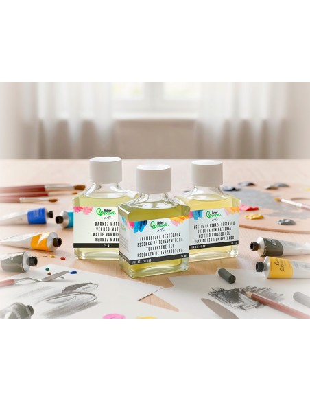 Aceite de linaza liderpapel refinado bote de 75 ml