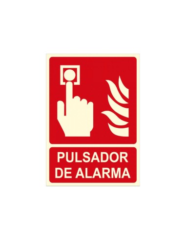 Pictograma archivo 2000 pulsador de alarma pvc...