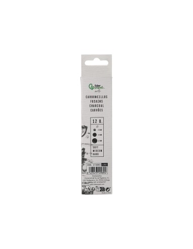 Carboncillo redondo para dibujo liderpapel caja...