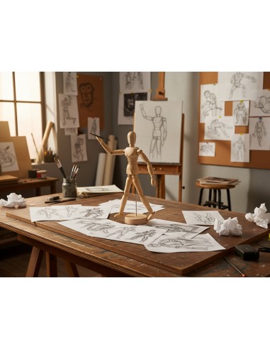 Maniqui liderpapel para pintura y dibujo...