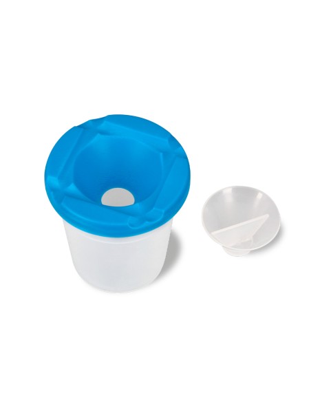 Vaso limpiapinceles liderpapel de plastico 8x8,5 cm