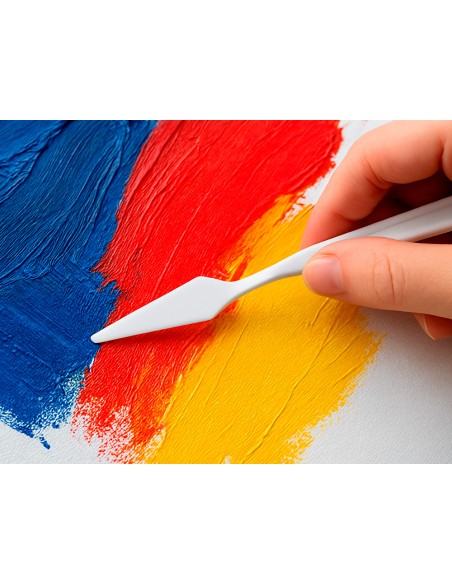 Espatula para pintura liderpapel de plastico juego de 5 unidades tamaños surtidos