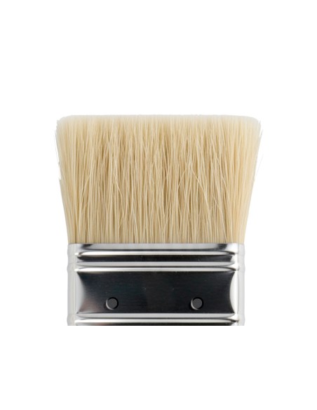 Brocha paletina plana liderpapel ancho 48 mm de pelo de cerda certificado fsc