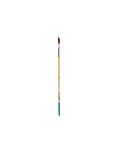 Pincel para pintura acrilica y acuarela liderpapel n 0 punta filbert / lengua gato de pelo sintetico certificado