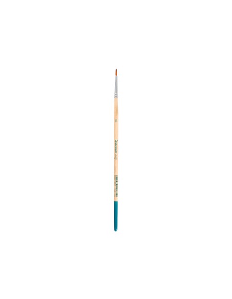 Pincel para pintura acrilica y acuarela liderpapel n 0 punta redonda de pelo sintetico certificado fsc