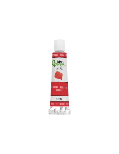 Tempera gouache liderpapel caja de 12 tubos de...