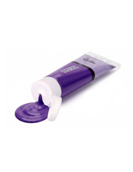 Pintura acrilica liderpapel tubo de plastico de 120 ml color purpura