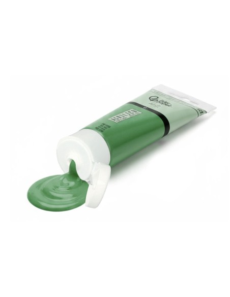 Pintura acrilica liderpapel tubo de plastico de 60 ml color verde oscuro