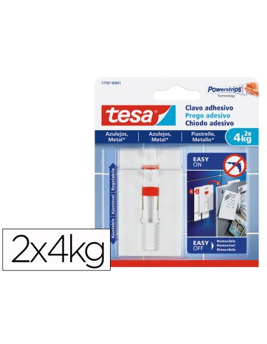 Clavo autoadhesivo tesa sujecion hasta 4 kg uso...