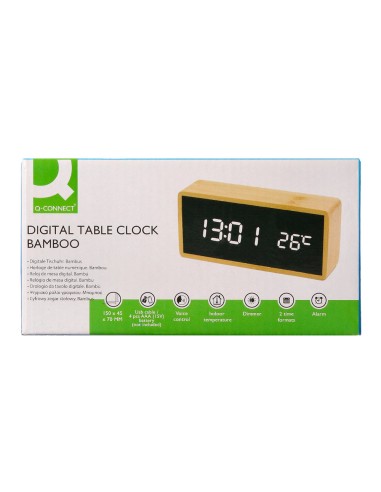 Reloj q-connect sobremesa digital con...