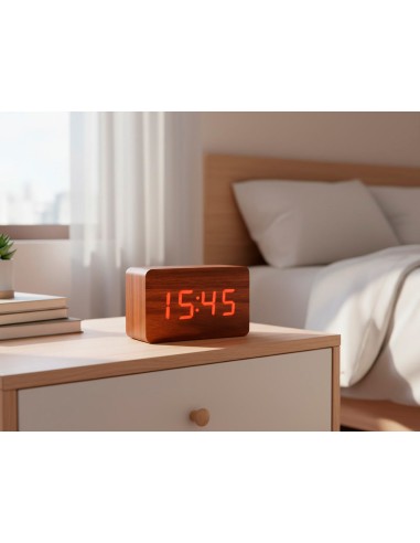 Reloj q-connect sobremesa digital acabado...