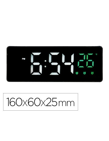Reloj q-connect sobremesa digital con...