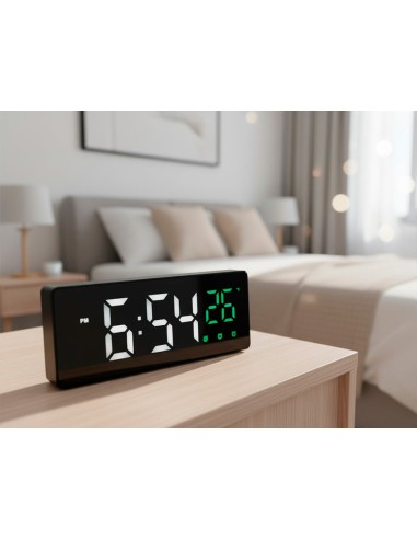 Reloj q-connect sobremesa digital con...
