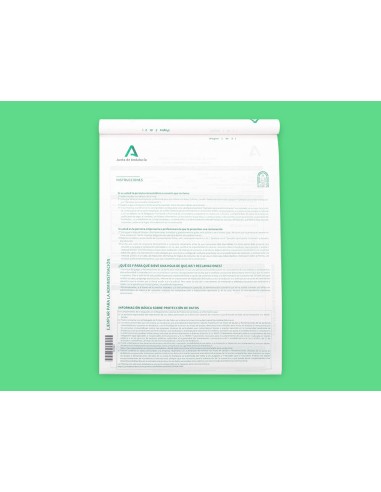 Libro liderpapel hojas de reclamaciones junta...