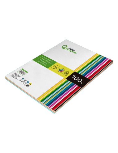 Papel color liderpapel a4 80gr 25 colores...