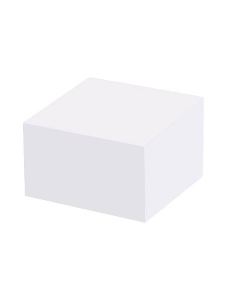 Taco papel liderpapel encolado blanco 500+75 hojas 100x100x60 mm 80 g