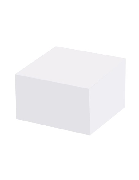 Taco papel liderpapel sin encolar blanco 400 hojas 95x90x40 mm 80 g